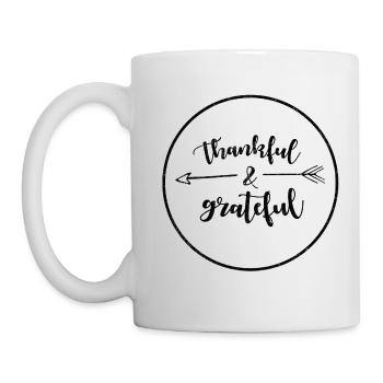 Dankbarkeit Christ Religion - Tasse - Weiß - Links
