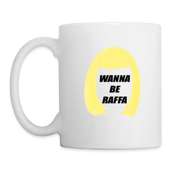 Wannaberaffa Schwarz - Tasse - Weiß - Links