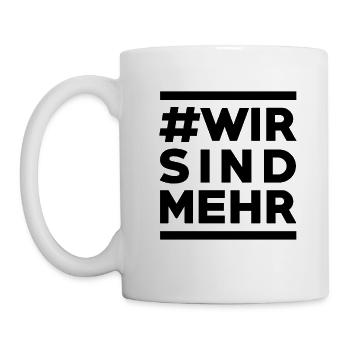 #Wir Sind mehr #Chemnitz - Tasse - Weiß - Links