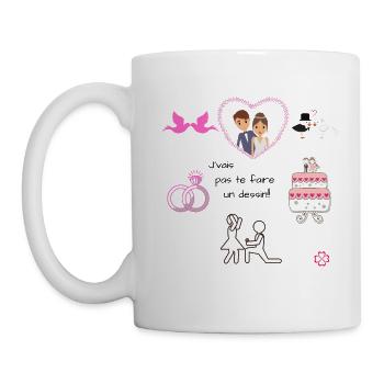 Marriage proposal 2 - Mug - white - Left