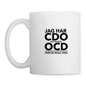 TOC - Trouble obsessionnel compulsif. TOC - Mug blanc - blanc - Gauche
