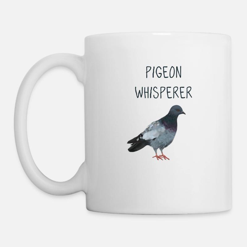 Tauben Flüsterer - Tasse - Weiß