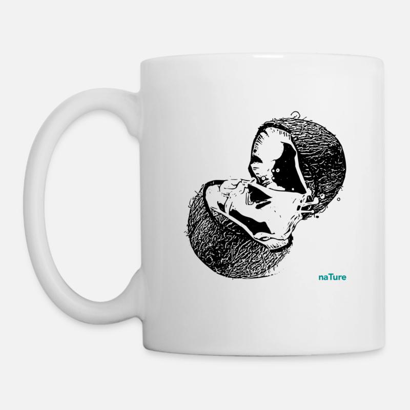 Noix de coco - Mug blanc - blanc