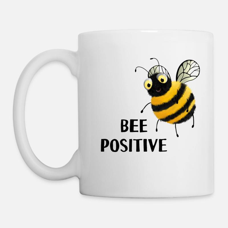 Abeilles - abeille positive - Mug blanc - blanc