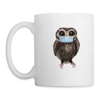 Owl with - Mug - white - Left