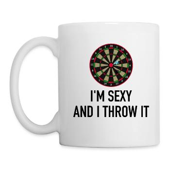 Dart je suis sexy et je le jette - Mug blanc - blanc - Gauche