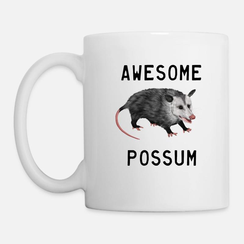 Opossum - Awesome Possum - Tasse - Weiß