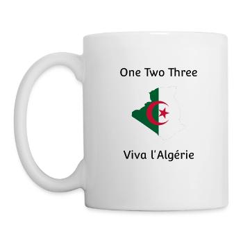 One Two Three Viva Algeria - Mug - white - Left