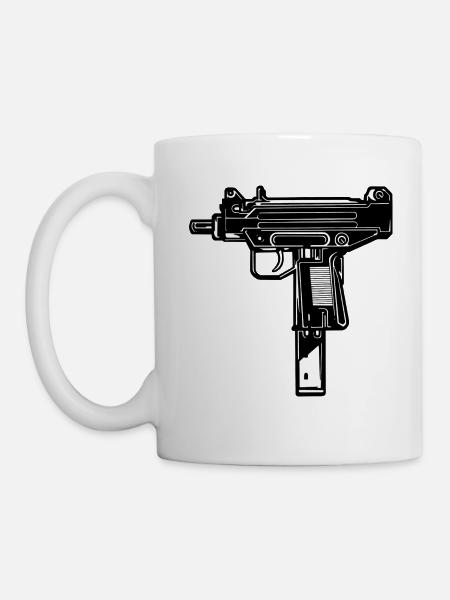 Uzi - Tasse - Weiß
