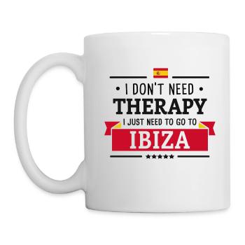 IBIZA THERAPY SPAIN COOL PARTY HOLIDAY GIFT - Mug - white - Left