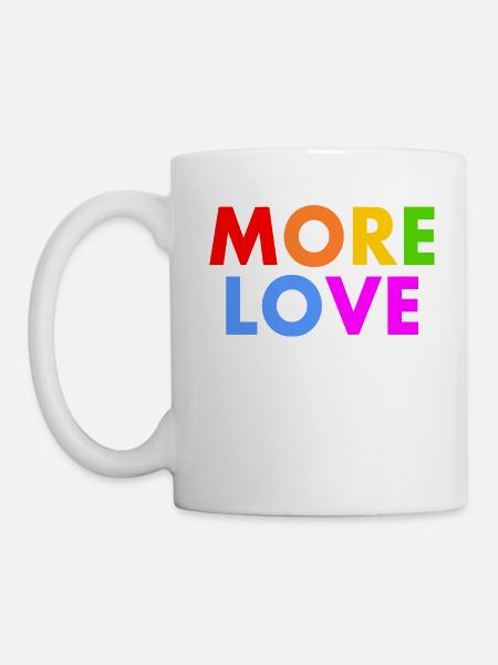 More love - Tasse - Weiß