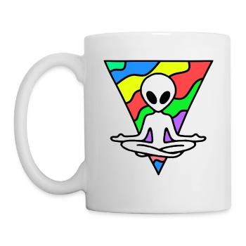 Außerirdischer - Tasse - Weiß - Links