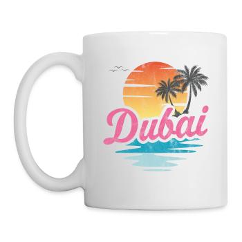 Dubai - Tasse - Weiß - Links