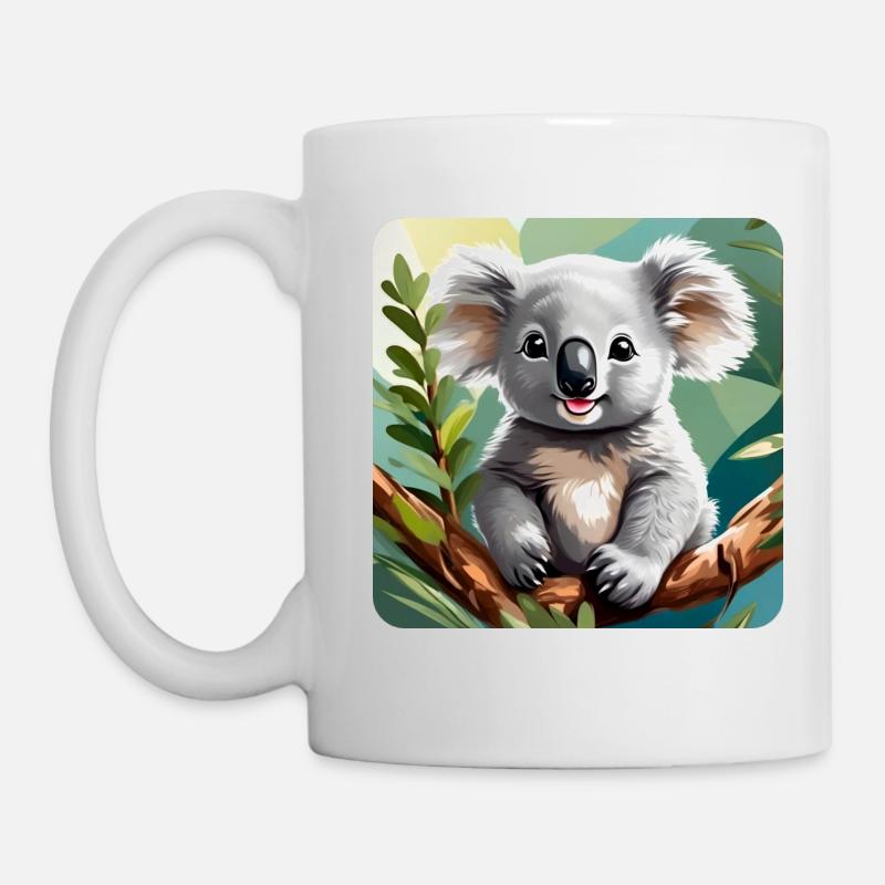 Ours Koala mignon - Mug blanc - blanc