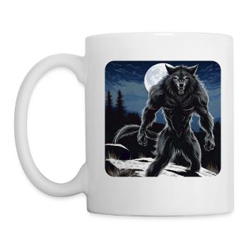 Scary Werewolf - Mug - white - Left