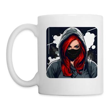 Cool Rudegirl - Mug blanc - blanc - Gauche