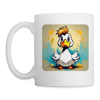Funny Duck - Mug - white - Left