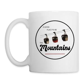 a good Place to be - The Mountains, Mountains, Alps - Mug - white - Left