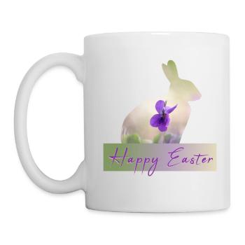 Happy Easter - Tasse - Weiß - Links