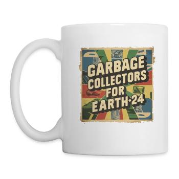 No Littering Anti Littering Earth Day - Mug - white - Left