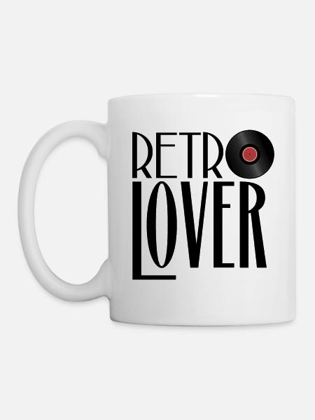 Retro-Liebhaber - Tasse - Weiß