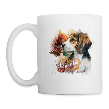 Beagle - Mug blanc - blanc - Gauche