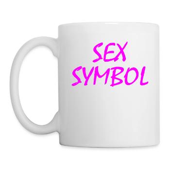 Sex symbol - Tasse - Weiß - Links