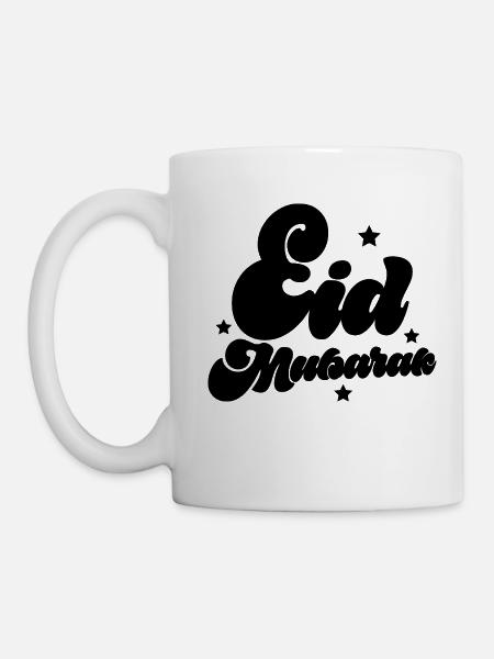 Eid Mubarak - Tasse - Weiß