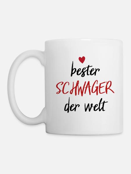 Bester Schwager Der Welt - Spruch Geschenk - Tasse - Weiß