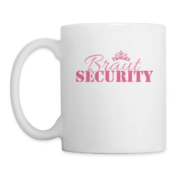 Braut Security Junggesellinnen-Abschied - Tasse - Weiß - Links