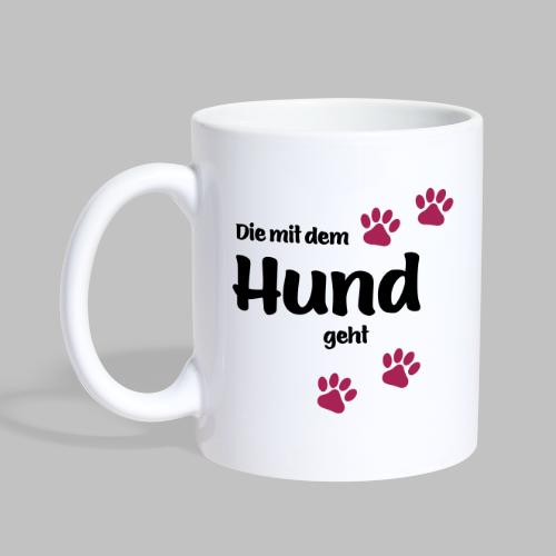 Die Mit Dem Hund Geht - Edition Colored Paw - Tasse