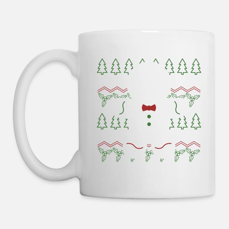 Lebkuchenmann Weihnachten - Tasse - Weiß
