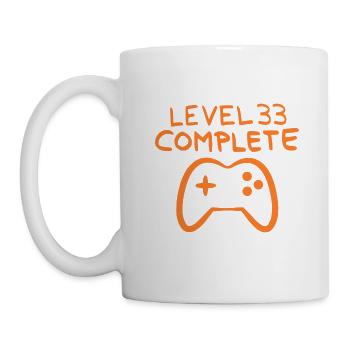 33 Jahre alt 33 Geburtstag - Tasse - Weiß - Links