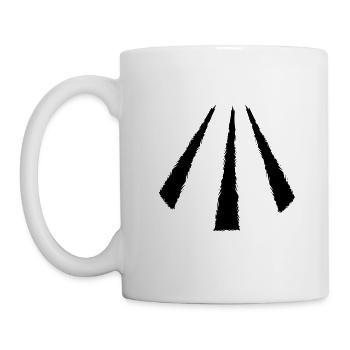 Keltisches Symbol Awen - Tasse - Weiß - Links