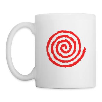 Spirale Symbol Wachstum und Erweiterung - Tasse - Weiß - Links