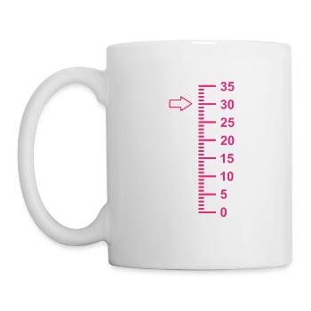 30 Jahre alt 30 Geburtstag - Tasse - Weiß - Links