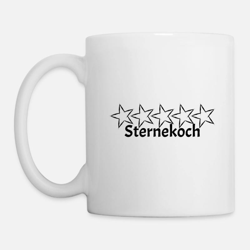 5 Sternekoch - Tasse - Weiß