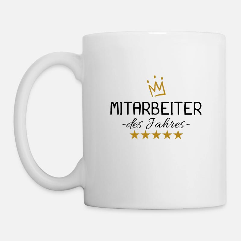Mitarbeiter des Jahres - Tasse - Weiß