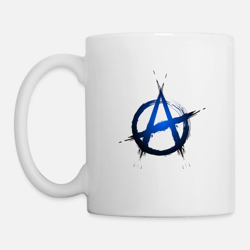 Symbole anarchie - Mug blanc - blanc
