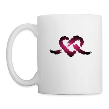 Heart knots - Mug - white - Left