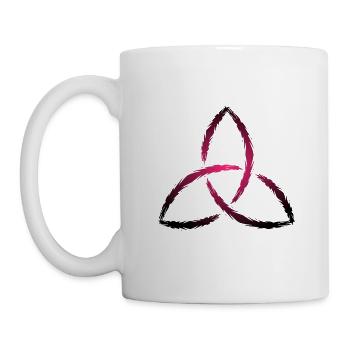 Keltisches Symbol Triquetra - Tasse - Weiß - Links