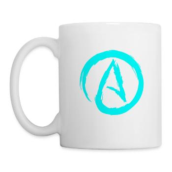 Atheism symbol atheist - Mug - white - Left