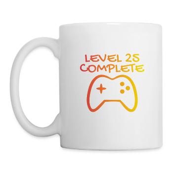 25 anniversaire cadeau de 25 ans - Mug blanc - blanc - Gauche