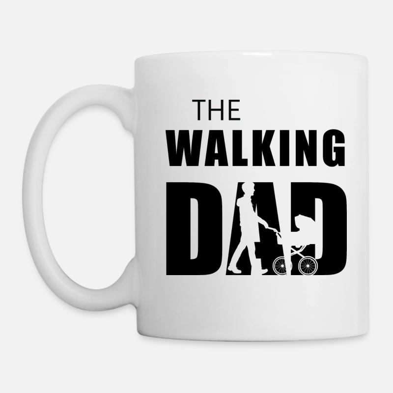 The Walking Dad - Tasse - Weiß