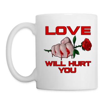 L’amour vous fera mal - Mug blanc - blanc - Gauche