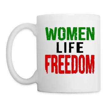 Women life freedom iran - Mug blanc - blanc - Gauche