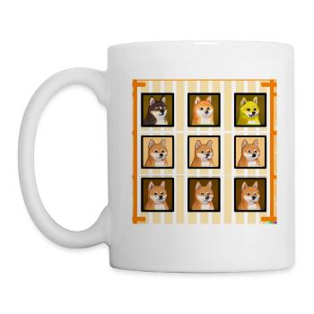 Haus der Shiba Inus - Tasse - Weiß - Links