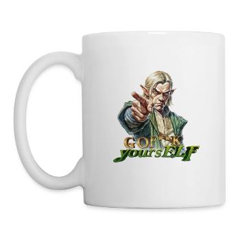 Elfe V.4 - Mug blanc - blanc - Gauche