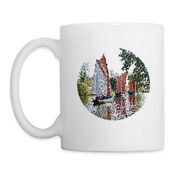 Parade des voiliers - Mug blanc - blanc - Gauche