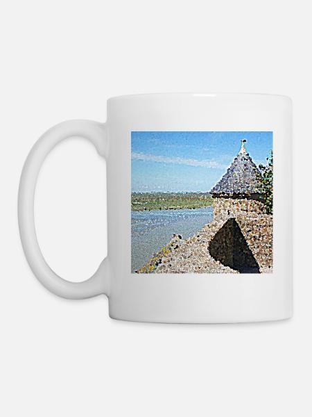 Mount Wonder und sein Turm - Tasse - Weiß
